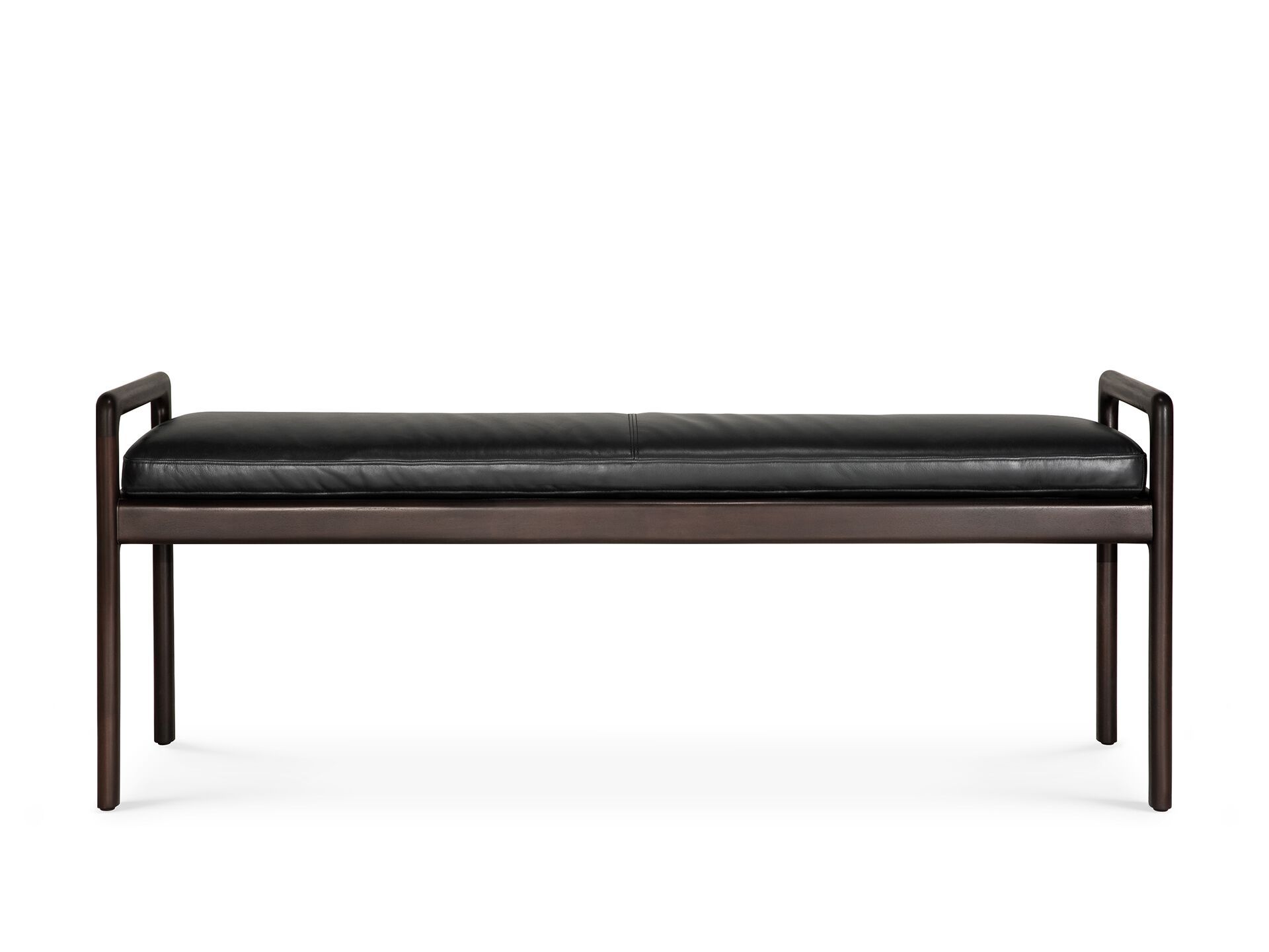 Скамейка из красного дерева и кожи Ethnicraft Джек ARCH-00067881