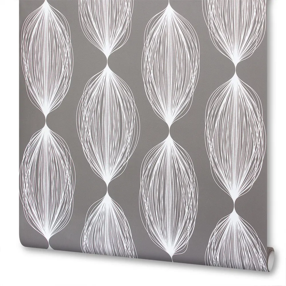 Обои бумажные Rasch Freja чёрные 0.53 м 200553 STLM-2139414