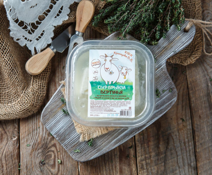 4259 Брынза "Вертунья" из козьего молока Виктория Храмцова Вкусляндия  - Вид №2