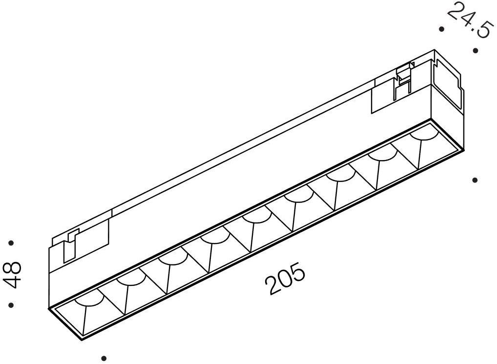 Centrsvet Встраиваемое алюминиевое светодиодное освещение на треке Infinity sun-id-1394657 - Вид №7
