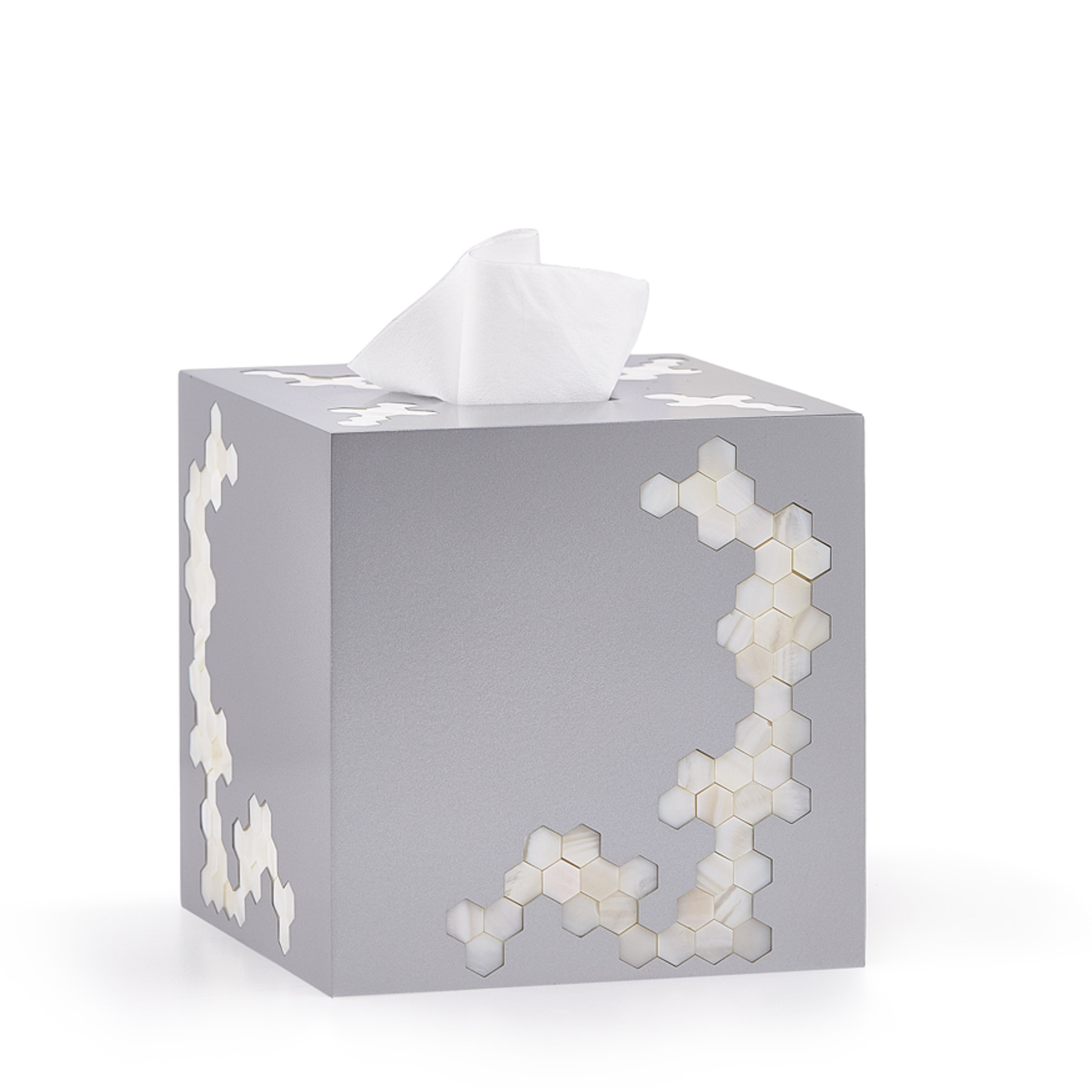 VB-HEX-SLV-TC Шестигранная серебряная тканевая обложка Labrazel 