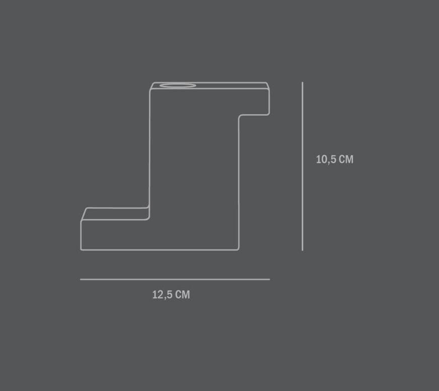 Мраморный подсвечник 101 Copenhagen Brick ARCH-00126551 - Вид №4