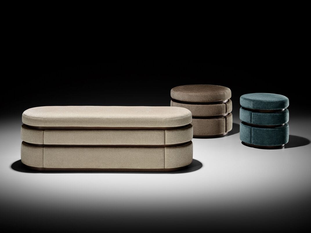 Овальный пуф тканевый контейнер Twils бесконечность ARCH-00099358