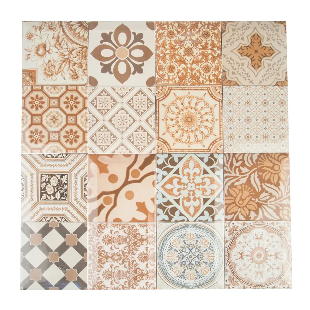 Плитка настенная «Toscana Mix», 10x20 см, 1 м2, цвет мультиколор Santreyd STLM-2027146 - Вид №2
