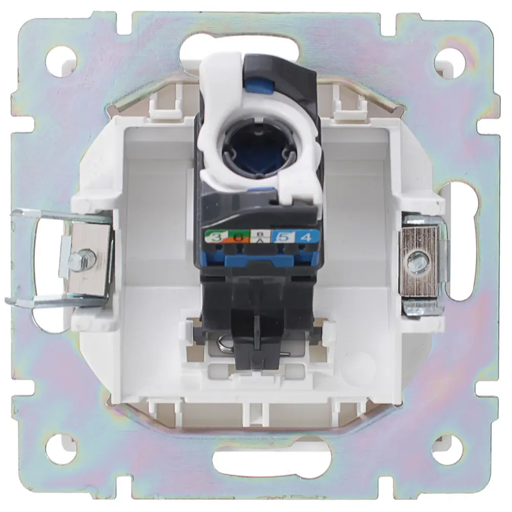 Компьютерная розетка WERKEL RJ-45 для внутреннего монтажа 17782011 Встраиваемые механизмы STLM-0008593 - Вид №3