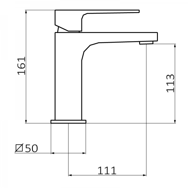 Смеситель для раковины KALA GRB MIXERS 60512602  - Вид №1