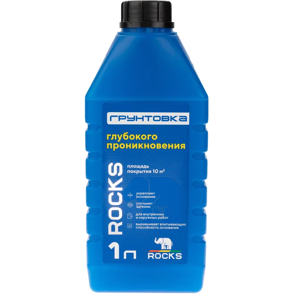 Грунтовка глубокого проникновения Rocks для укрепления поверхностей 1 л 86533913 STLM-0069723