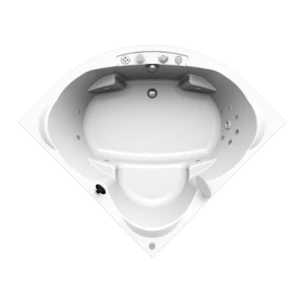 Гидромассаж "Лечебный Chrome" на ванну Сорренто 148х148 (двигатель 900 Вт, джет Глори - 4 шт., джет Джереми - 9 шт.)