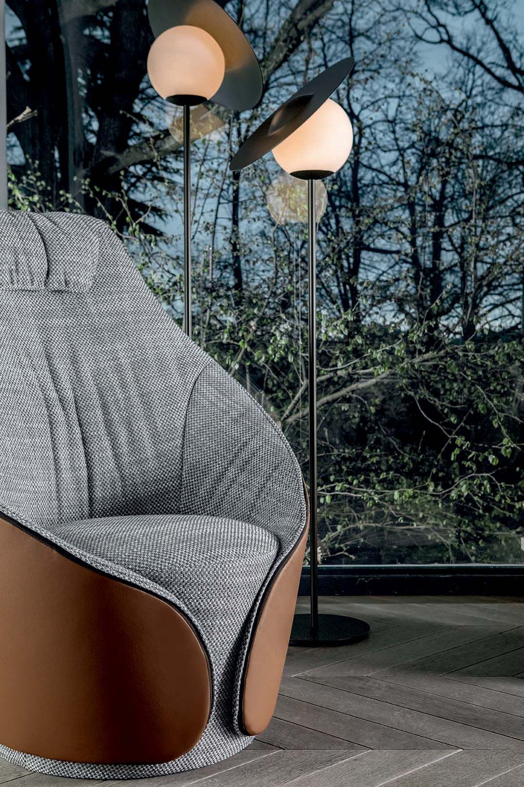 Тканевое кресло с подголовником Tonin Casa мама ARCH-00089544 - Вид №1