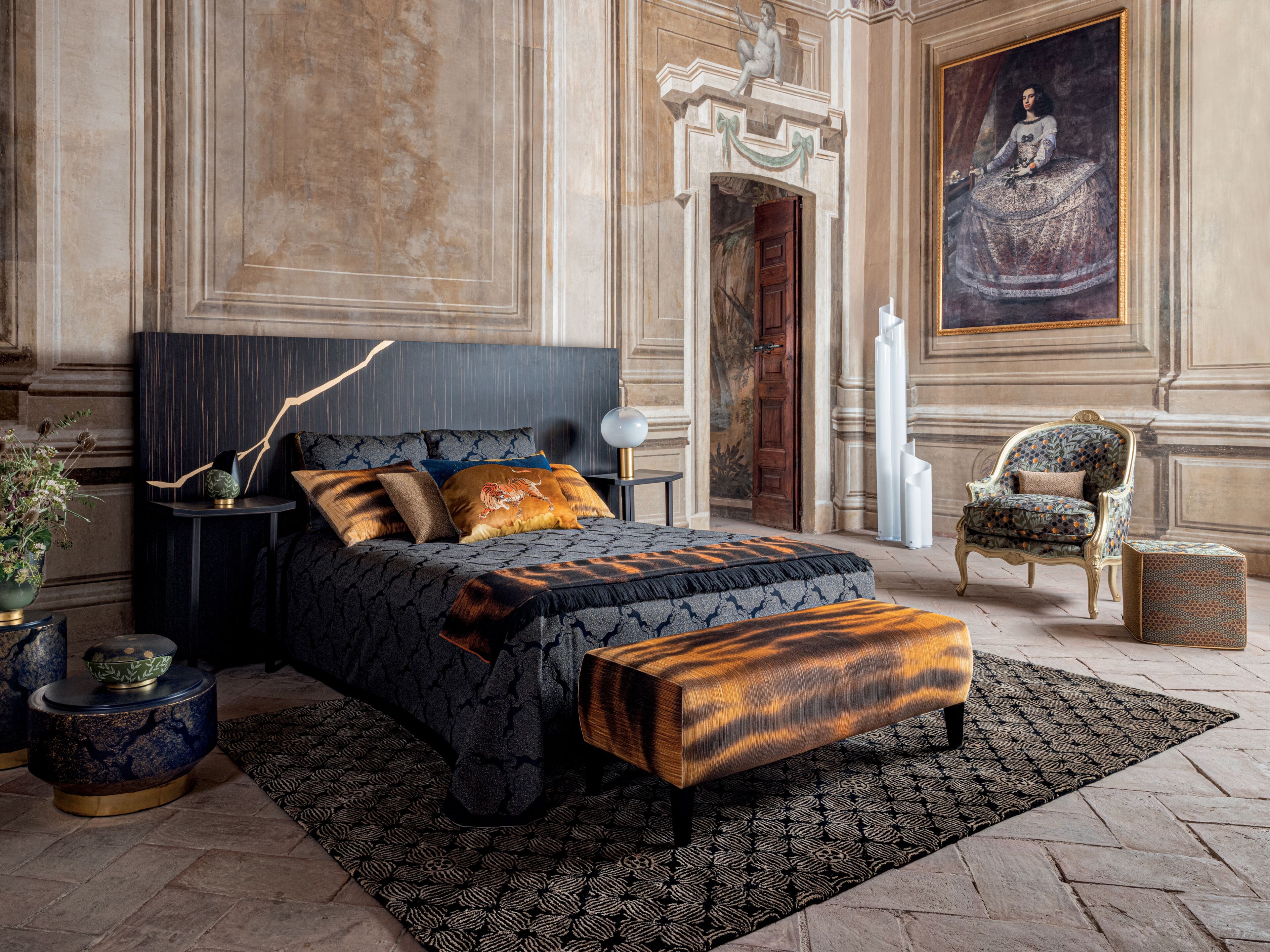 Квадратный пуф из ткани K-3 Tora ARCH-00038266 - Вид №4