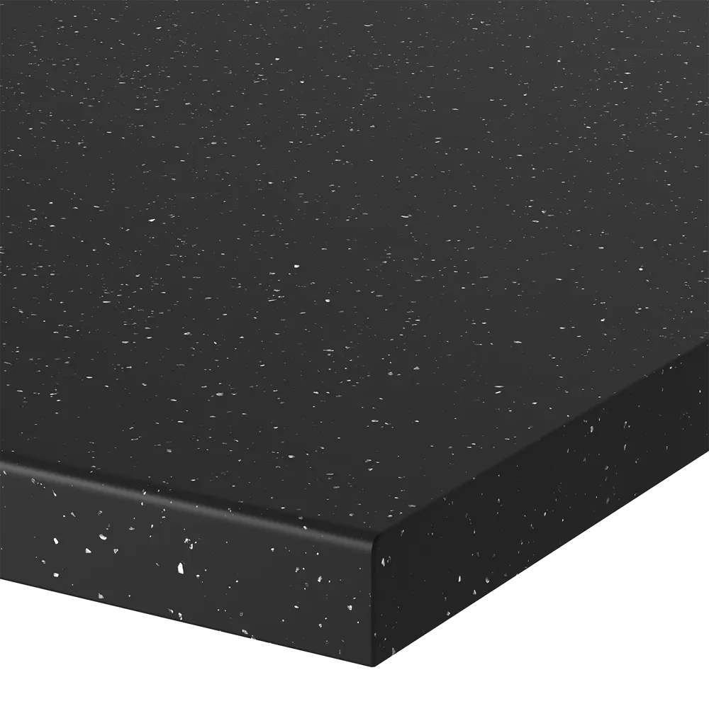 Столешница кухонная Найт 100x100x2 см искусственный камень цвет черный Santreyd STLM-2006982 - Вид №2