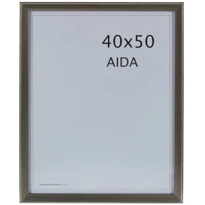 Рамка Aida 40x50 см дерево цвет серебро с патиной 18464575 STLM-2007671