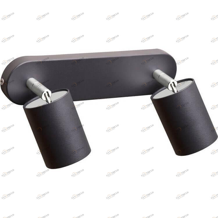 Спот настенный галогеновый на 2 лампы графит Eye Spot 6135 NOWODVORSKI EYE SPOT GRAPHITE 00-3926388 Черный 