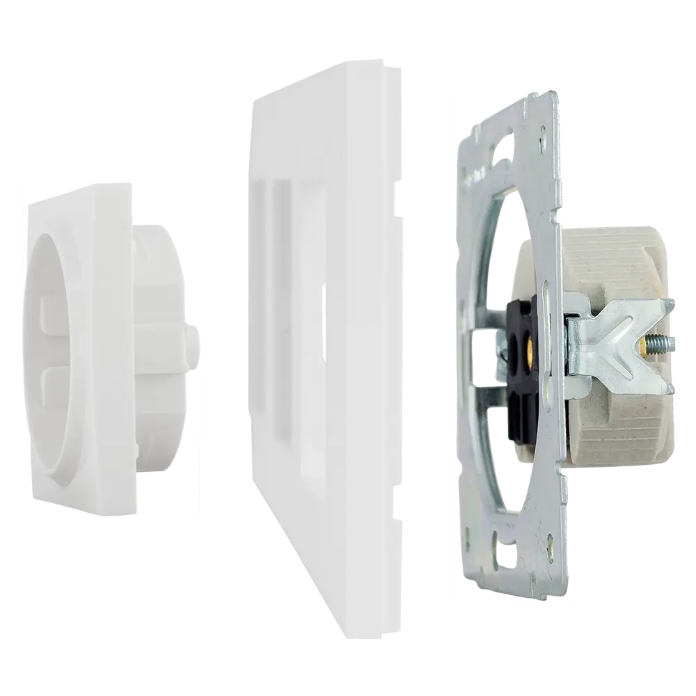 Рамка для розеток и выключателей Legrand Structura 3 поста цвет белый STLM-2130693 - Вид №2