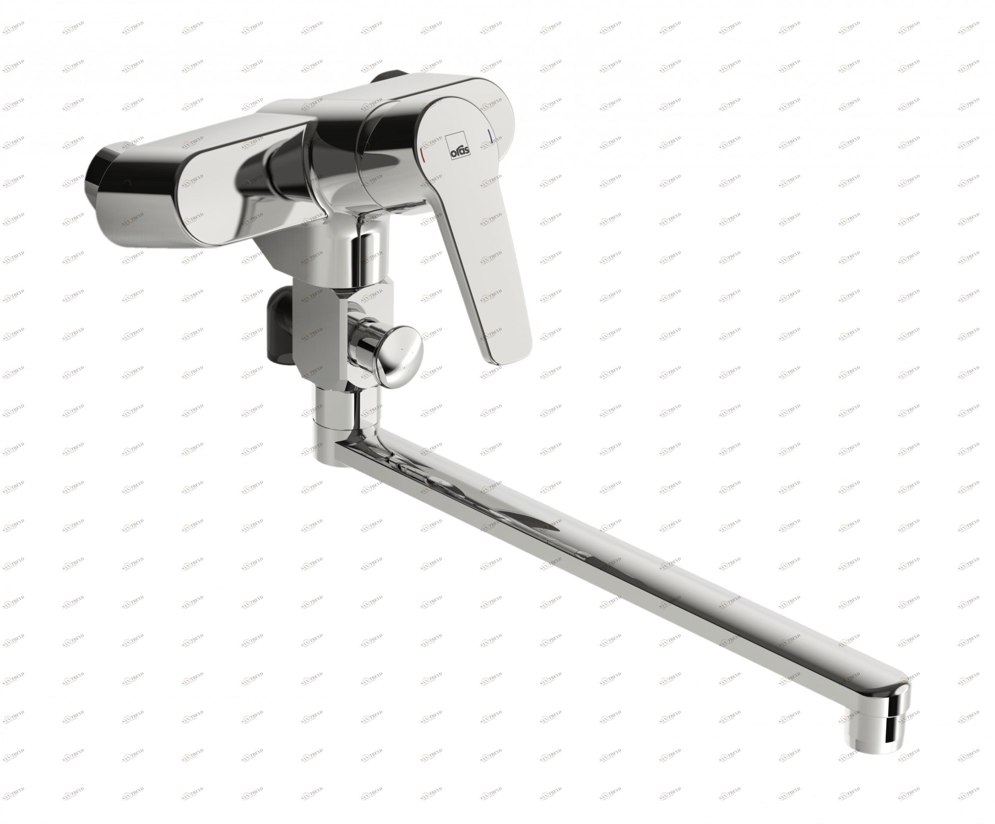 Oras 3942 Cмеситель для ванны и душа 3942 Saga Хром 