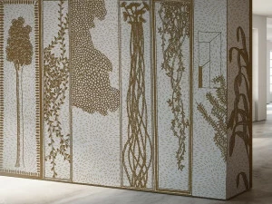 Affreschi & Affreschi Рулонные экологические обои из гипса с цветочными мотивами Season 1 Kw1705