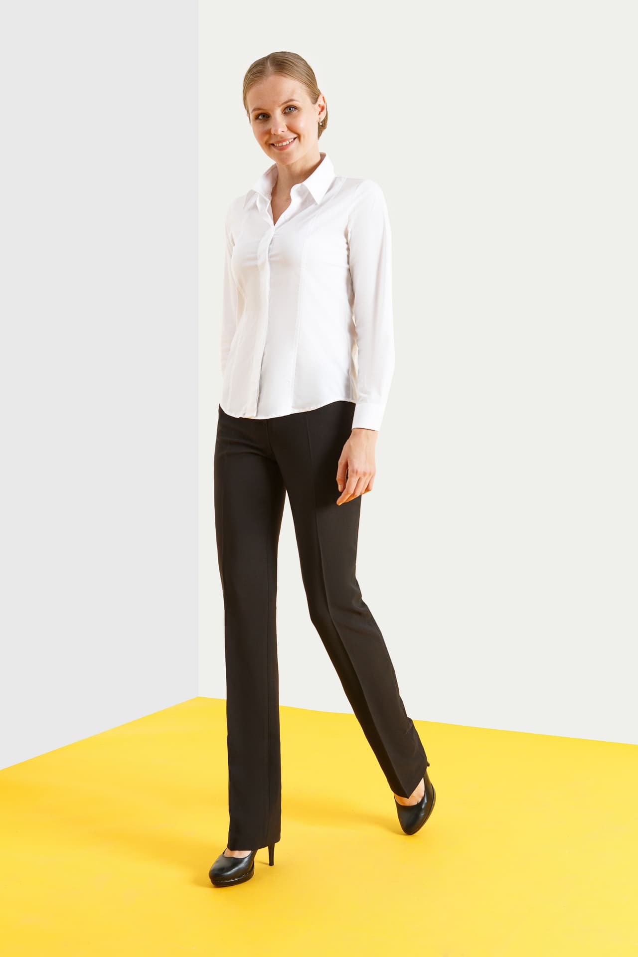 62861 Брюки  женские черные El-Risto  Одежда для официантов  размер 50  - Вид №4