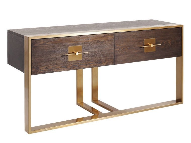 Прямоугольная консоль из шпона с ящиками KARE Design Осака ARCH-00123024 - Вид №3