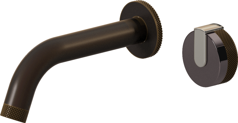 E-11535-R1OX-L1PN-OB Настенный прогрессивный смеситель скрытого монтажа для раковины GRAFF MOD+