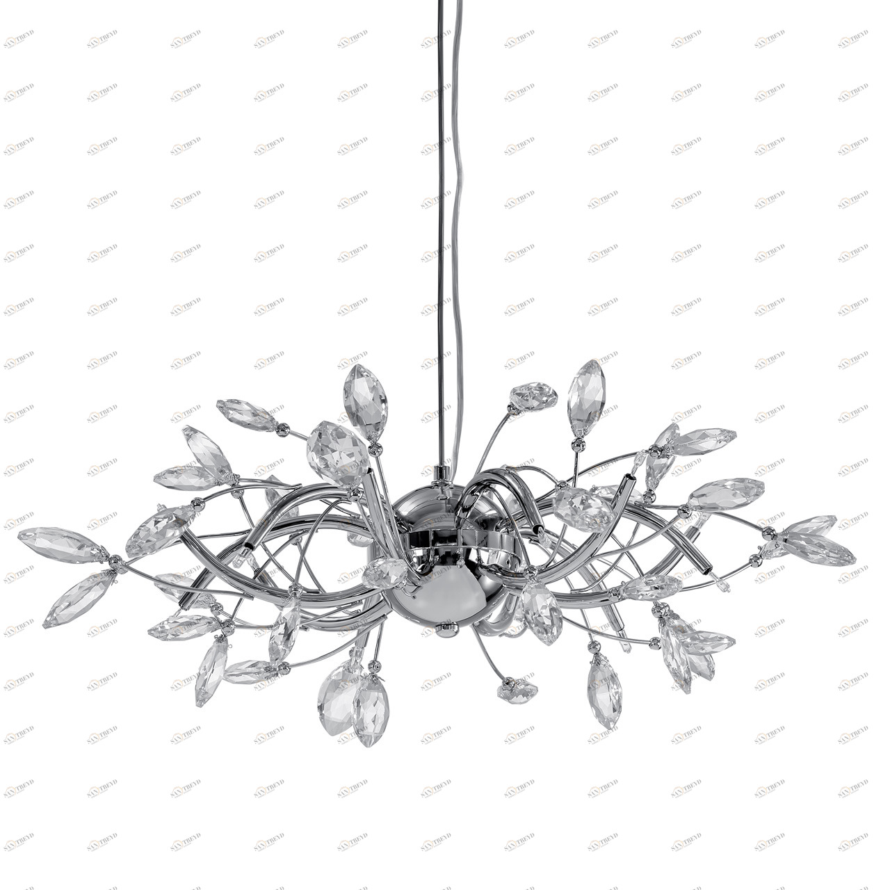 Подвесная люстра Lightstar Tenalia 747124 LIGHTSTAR ДИЗАЙНЕРСКИЕ, TENALIA 056057 Хром 