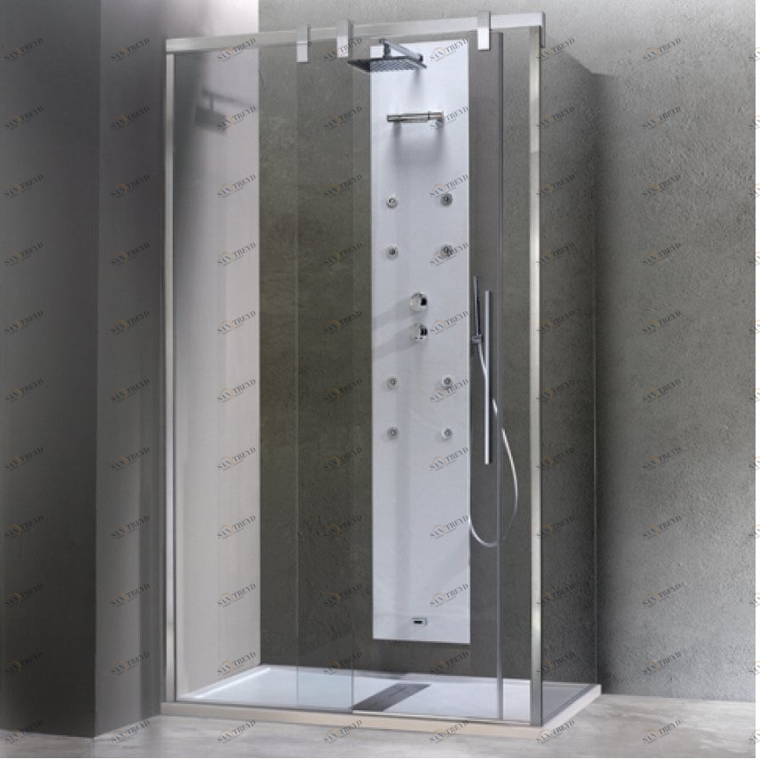 Душевой уголок Wing W01 140x80 см Karolitalia BLUBLEUWING01140X80