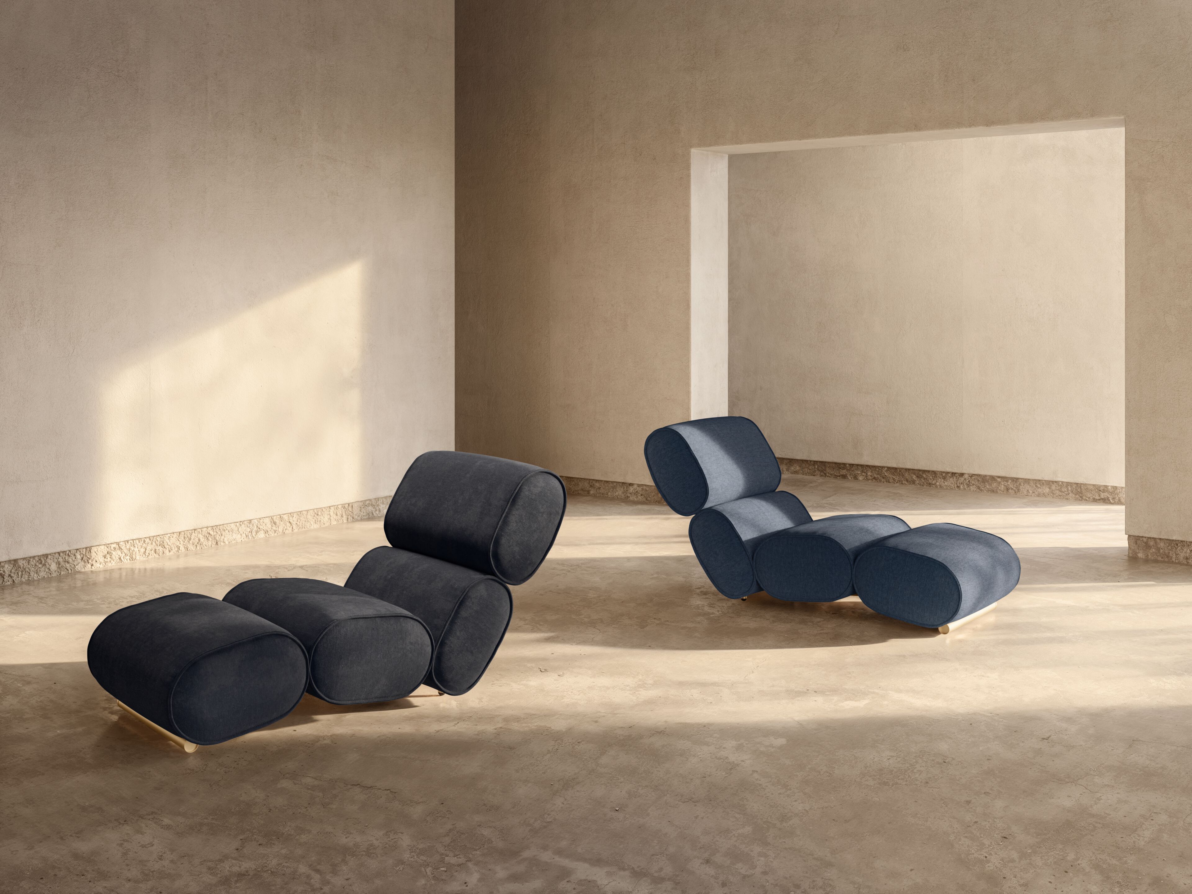 Шезлонг из ткани Desalto Roller ARCH-00037404 - Вид №5