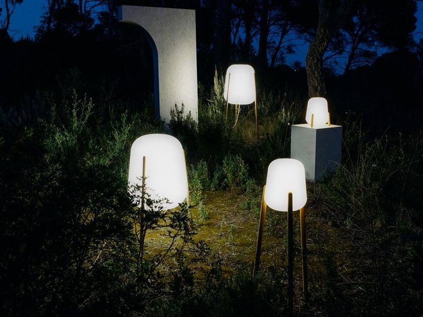 calma Настольная лампа для улицы из дерева и стекла Xica & xanca sun-id-1408814 - Вид №3