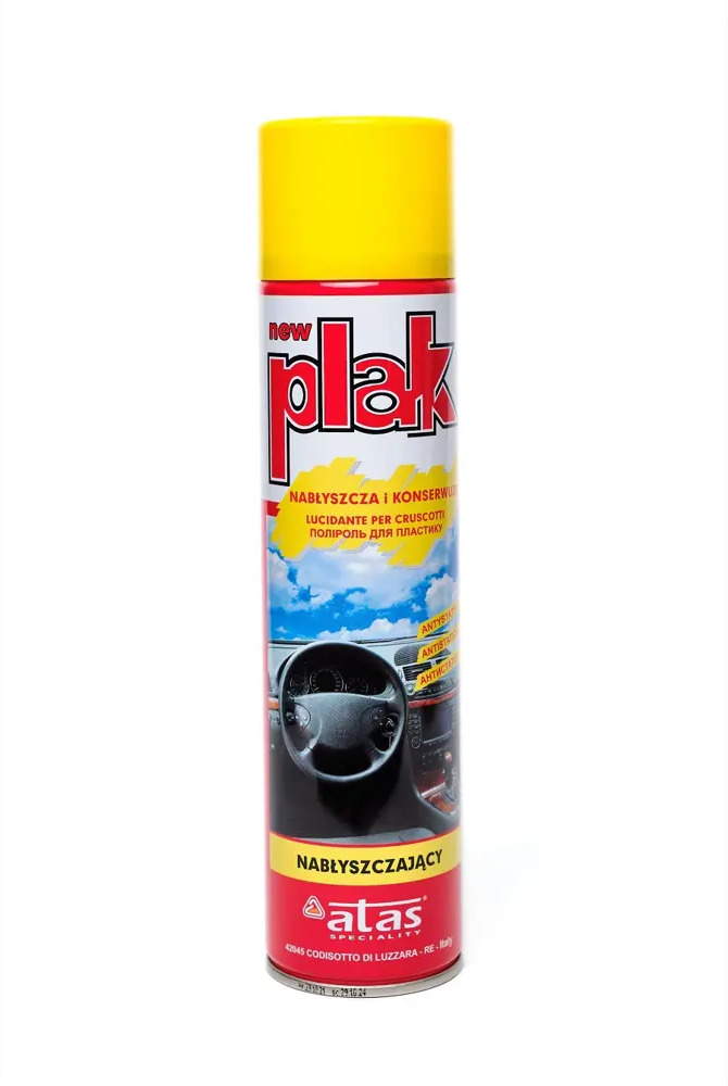 91659352 Полироль для пластика Atas Plak Spray Лимон глянцевая 400 мл STLM-0840842