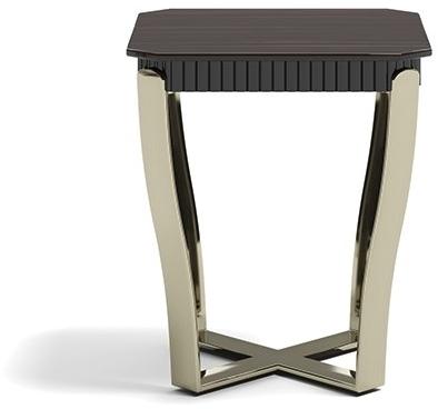 Capital Collection Квадратный журнальный столик из стали и дерева sun-id-1421630 - Вид №1