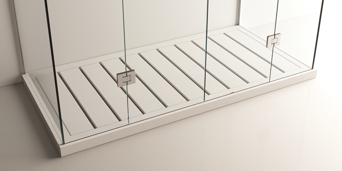 Moma Design Душевой поддон 800х1800 One Shower Corian белый OSHC0811818 - Вид №1