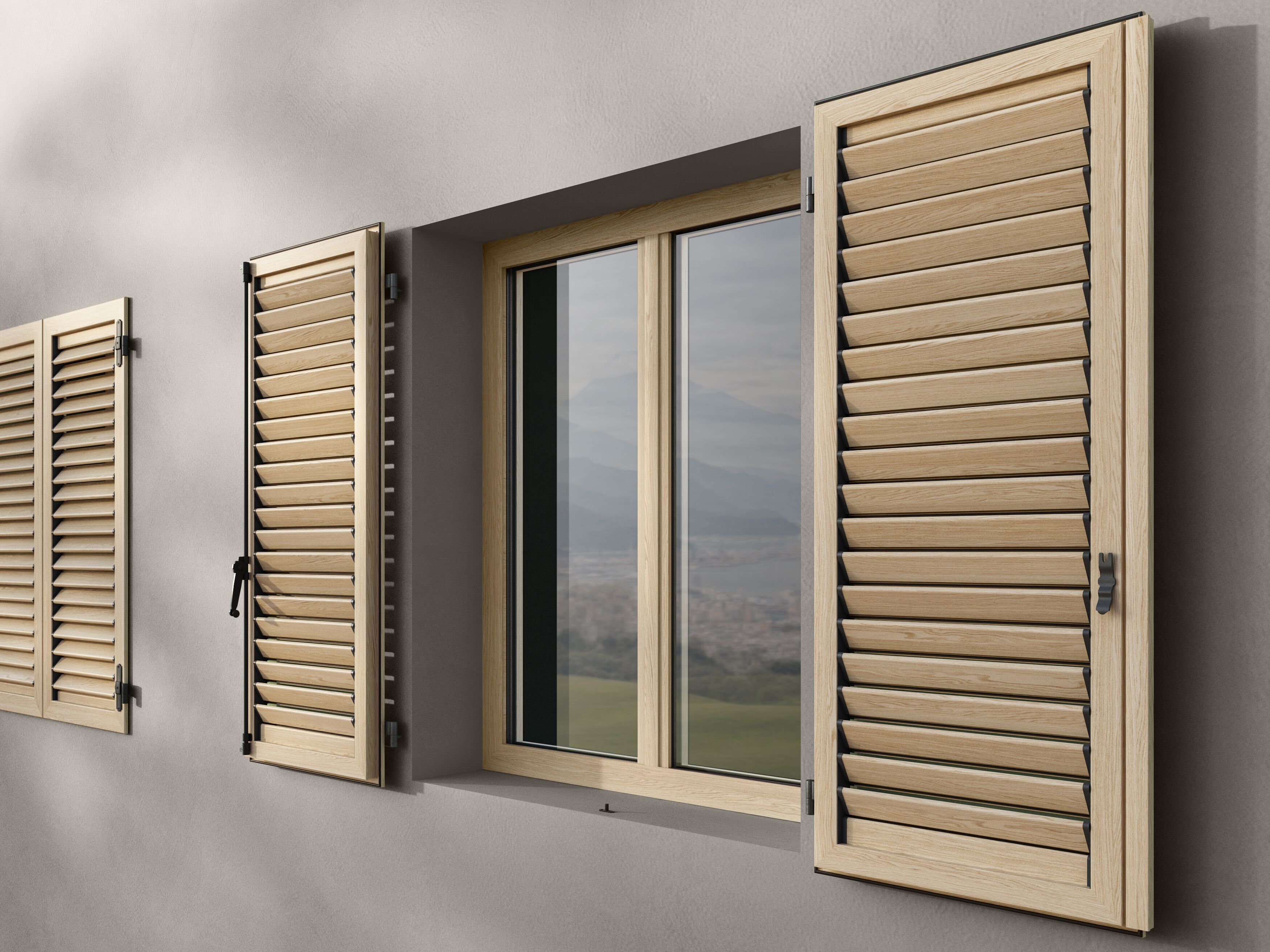 Алюминиевые настенные жалюзи Tecnoplast EVO ARCH-00069689 - Вид №1