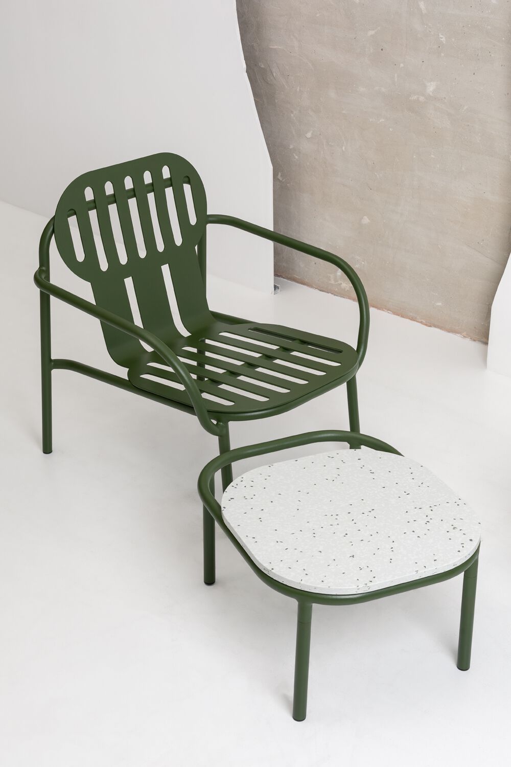 Прямоугольный садовый столик из переработанного алюминия и пластика Joyf пустыня ARCH-00078292 - Вид №6