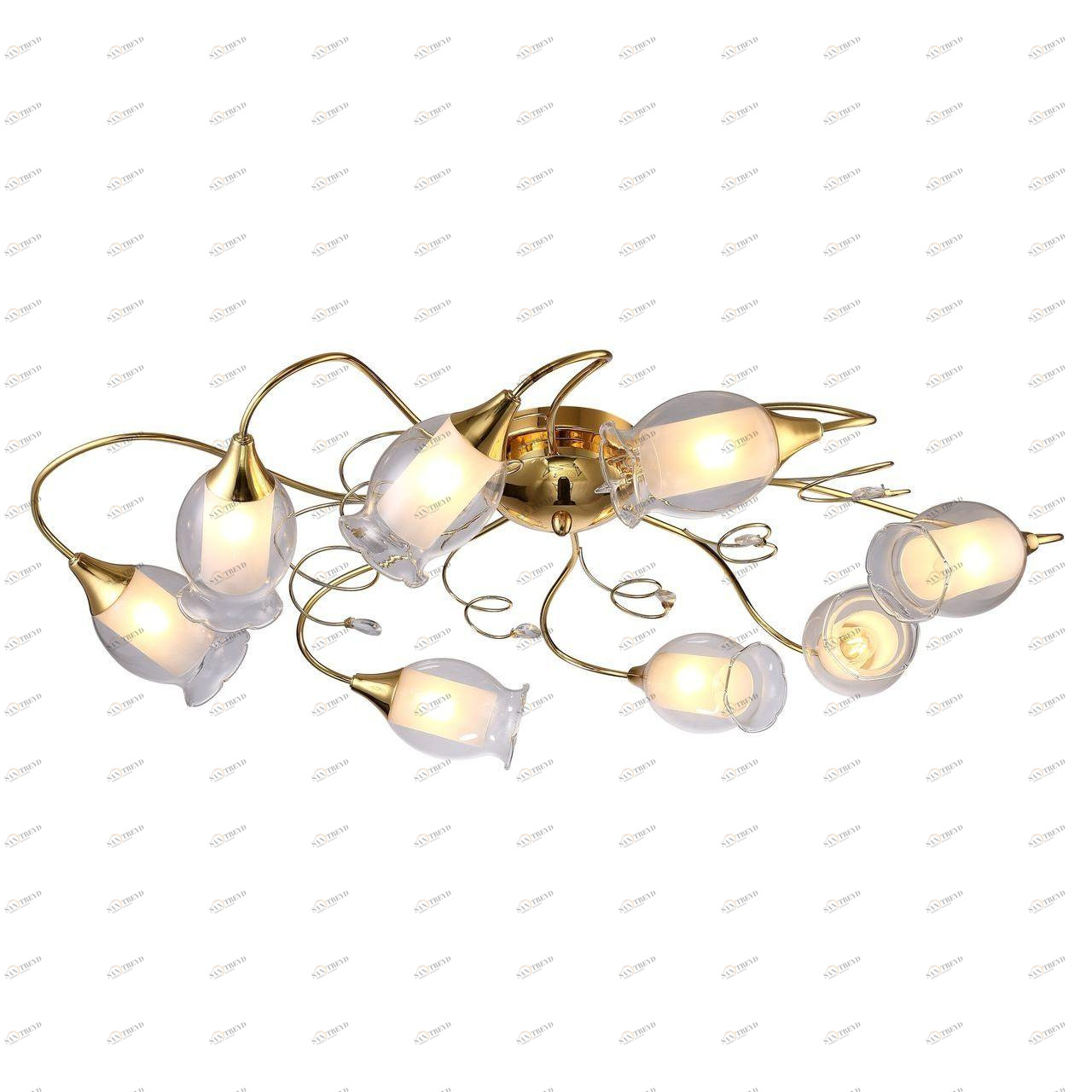 Потолочная люстра Arte Lamp Mughetto A9289PL-8GO ARTE LAMP ДИЗАЙНЕРСКИЕ, MUGHETTO 109053 Белый 