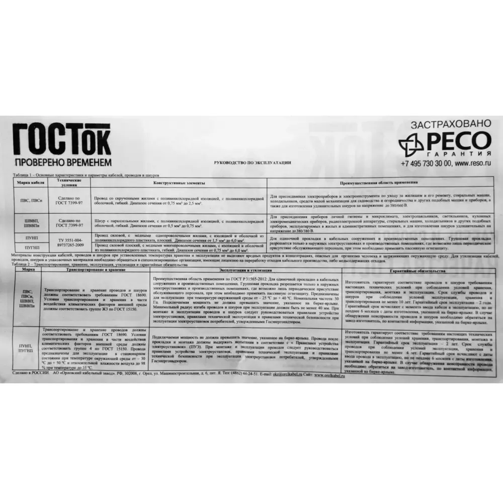 Провод Камит ПВС 4x2.5 50 м ГОСТ цвет белый STLM-2105754 - Вид №4