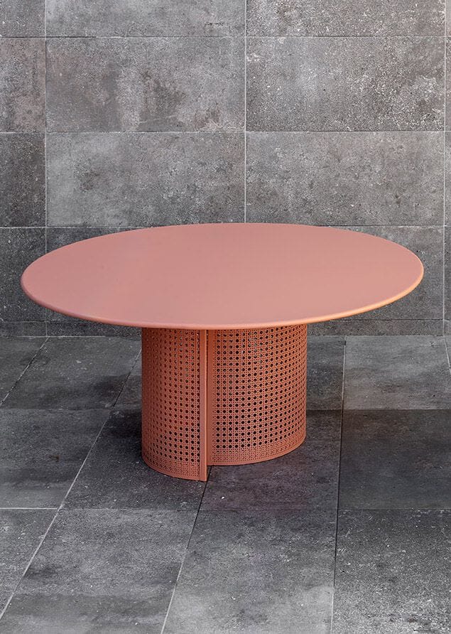 Круглый садовый столик из оцинкованной стали iSimar ARCH-00058561 - Вид №3