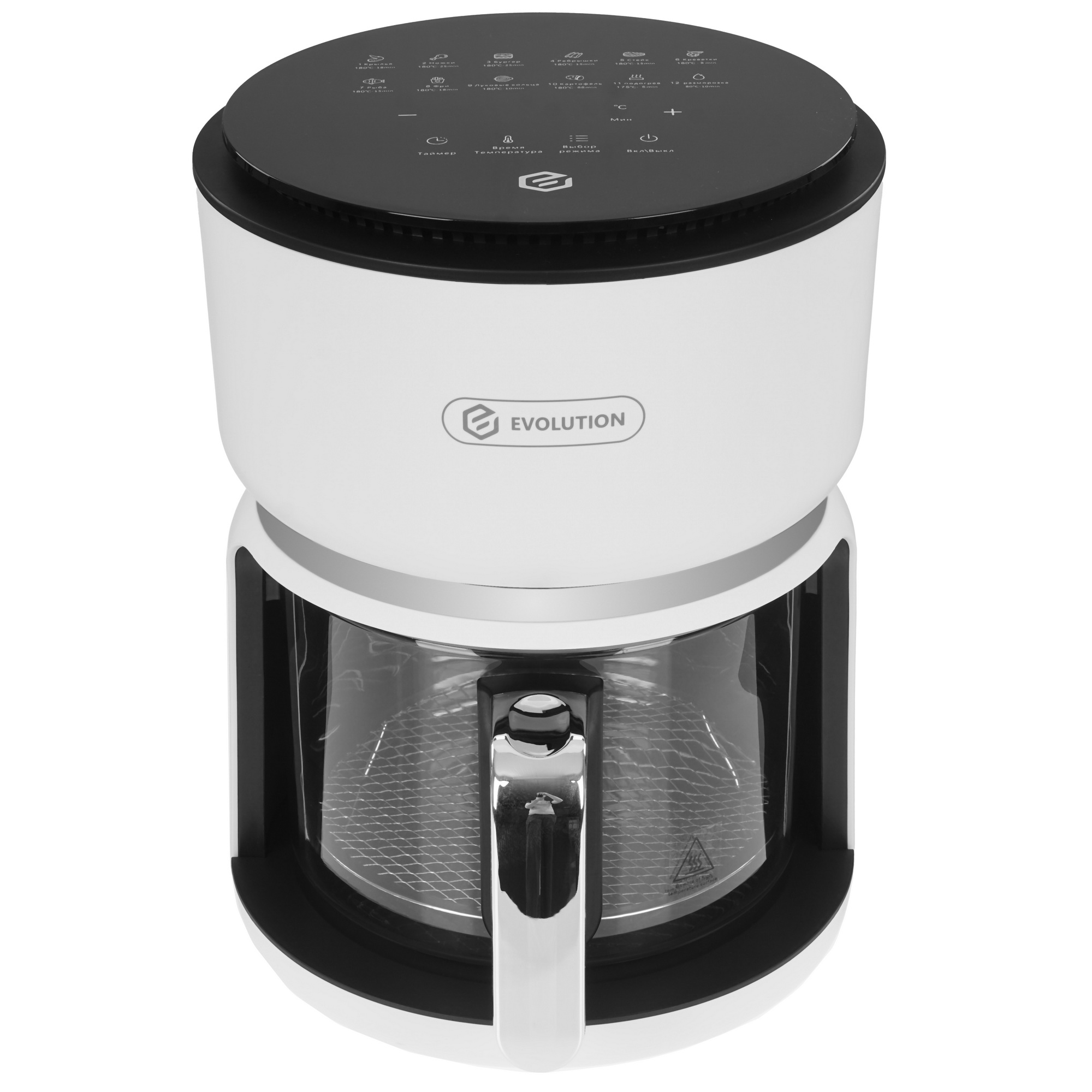 9208803 Аэрогриль Evolution AirMaster Glass 1GL3 белый STDN-0106109 - Вид №1