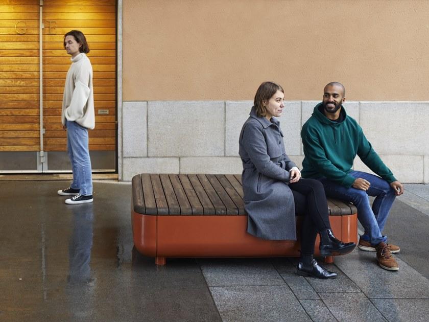 VESTRE Скамейка из стали и дерева sun-id-1464614 - Вид №2