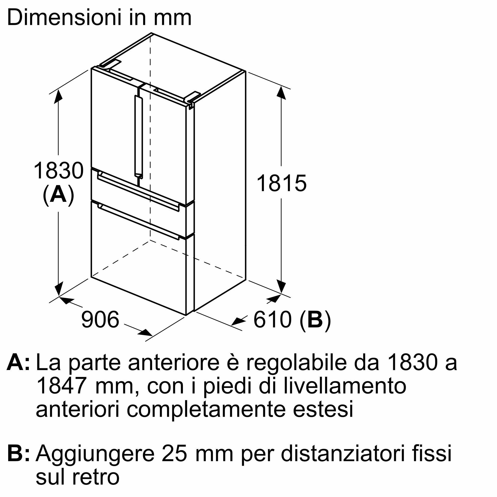 Двухдверный холодильник с подвалом no Frost Class E Siemens studioLine iQ700 ARCH-00042483 - Вид №12