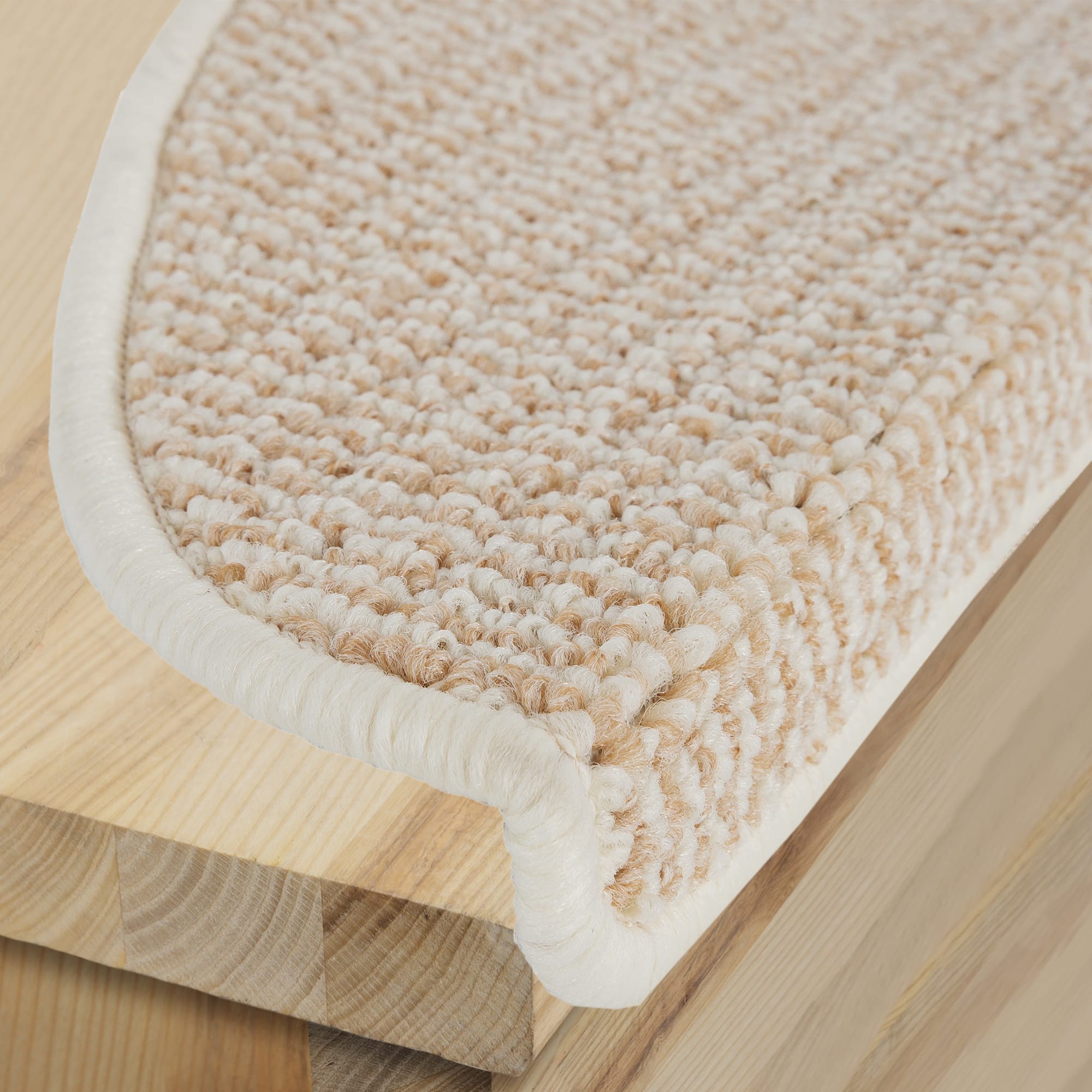 16630314 Коврик для ступеней «Caransa» 65x25 см цвет бежевый Santreyd  - Вид №1