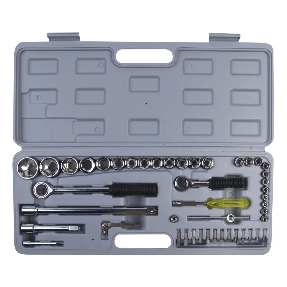 Набор инструмента Top Tools сменные головки и насадки 1/2 и 1/4 дюйма, 52 шт STLM-2101644 - Вид №1