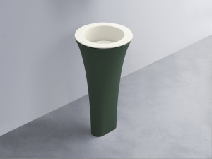 AMLA45-TL+AMPILT-TL+AMCOLT-MU Раковина Amedeo Tondo отдельностоящая cielo Enjoy + Amedeo