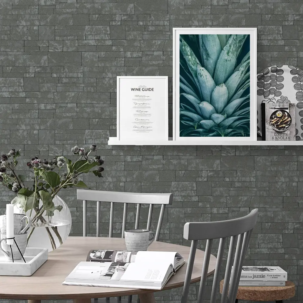 Обои флизелиновые Marburg Project черные 1.06 м 97728 STLM-2046769 - Вид №2