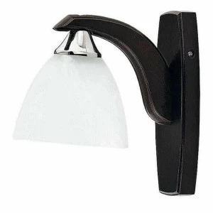 Бра настенное белое белое с черным Alfa Los Venge 11510 ALFA LOS VENGE 00-3928260 Белый;черный