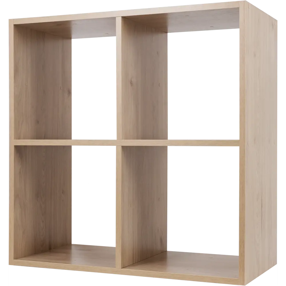 Стеллаж SPACEO KUB 2x2К, 70х70х31,7 см, цвет дуб STLM-2122011