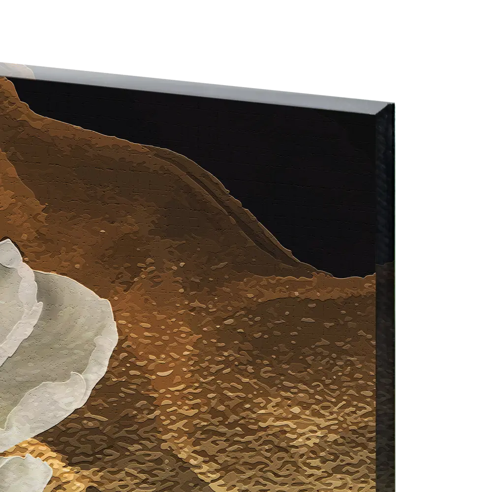 Картина на стекле Белые ирисы 3 40x60 см 85282965 STLM-2004709 ARTABOSKO  - Вид №1