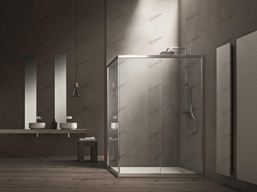 ARBLU Душевой уголок угловой с раздвижной дверцей Vega sun-id-1358232