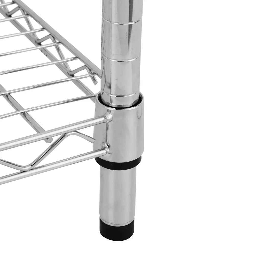 Spaceo Стеллаж металлический хром 6 полок 90×180×35 см 87901984 STLM-1098607 - Вид №3