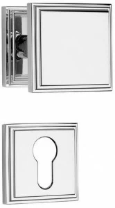 LINEA CALI' Ручка дверная из латуни с замком Glamor