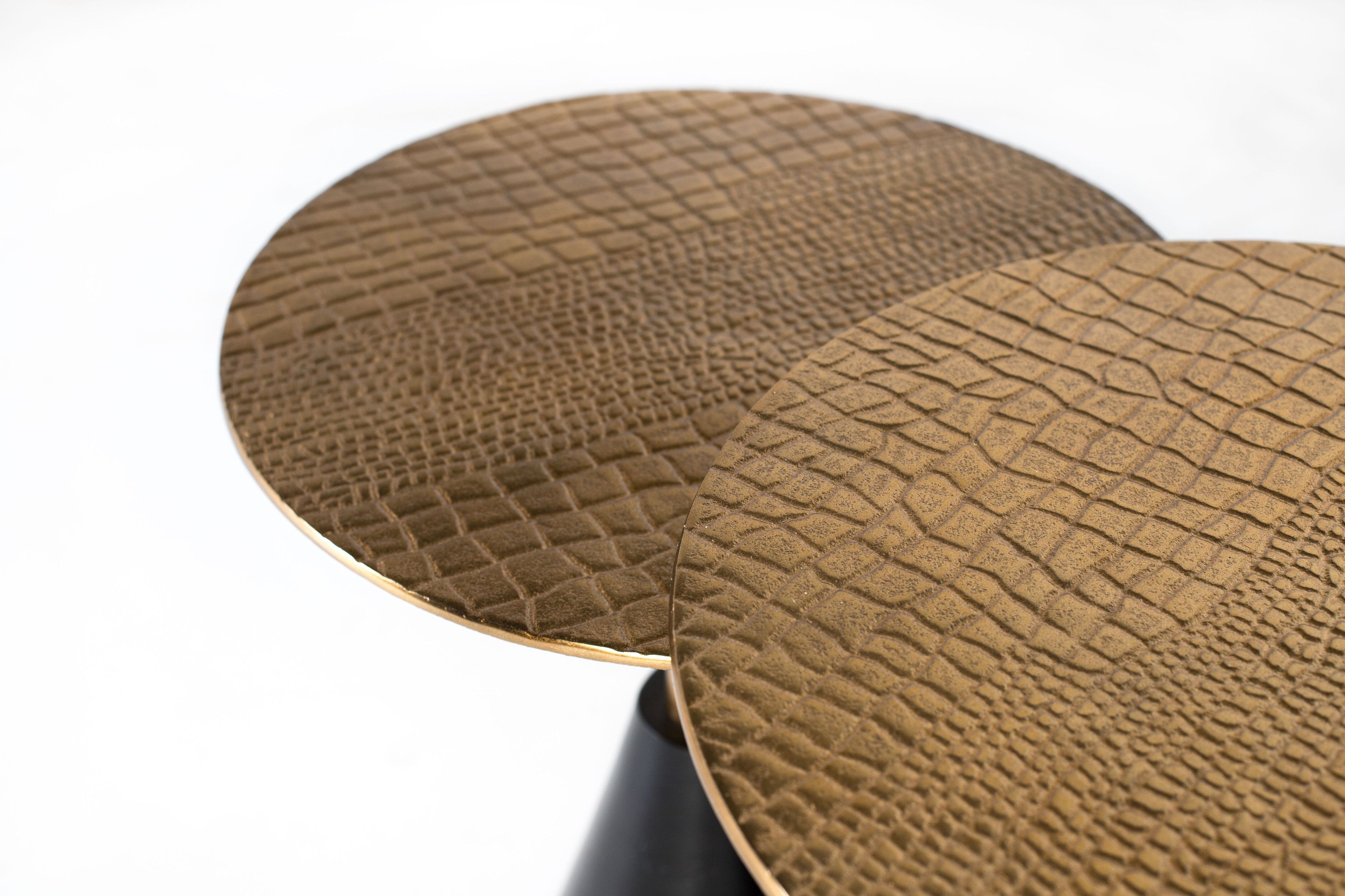 Круглый металлический журнальный столик Giner y Colomer 1566 ARCH-00098344 - Вид №1