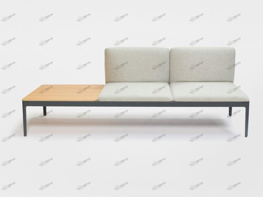 ENEA Модульная тканевая скамья со спинкой Kubika sun-id-1423881